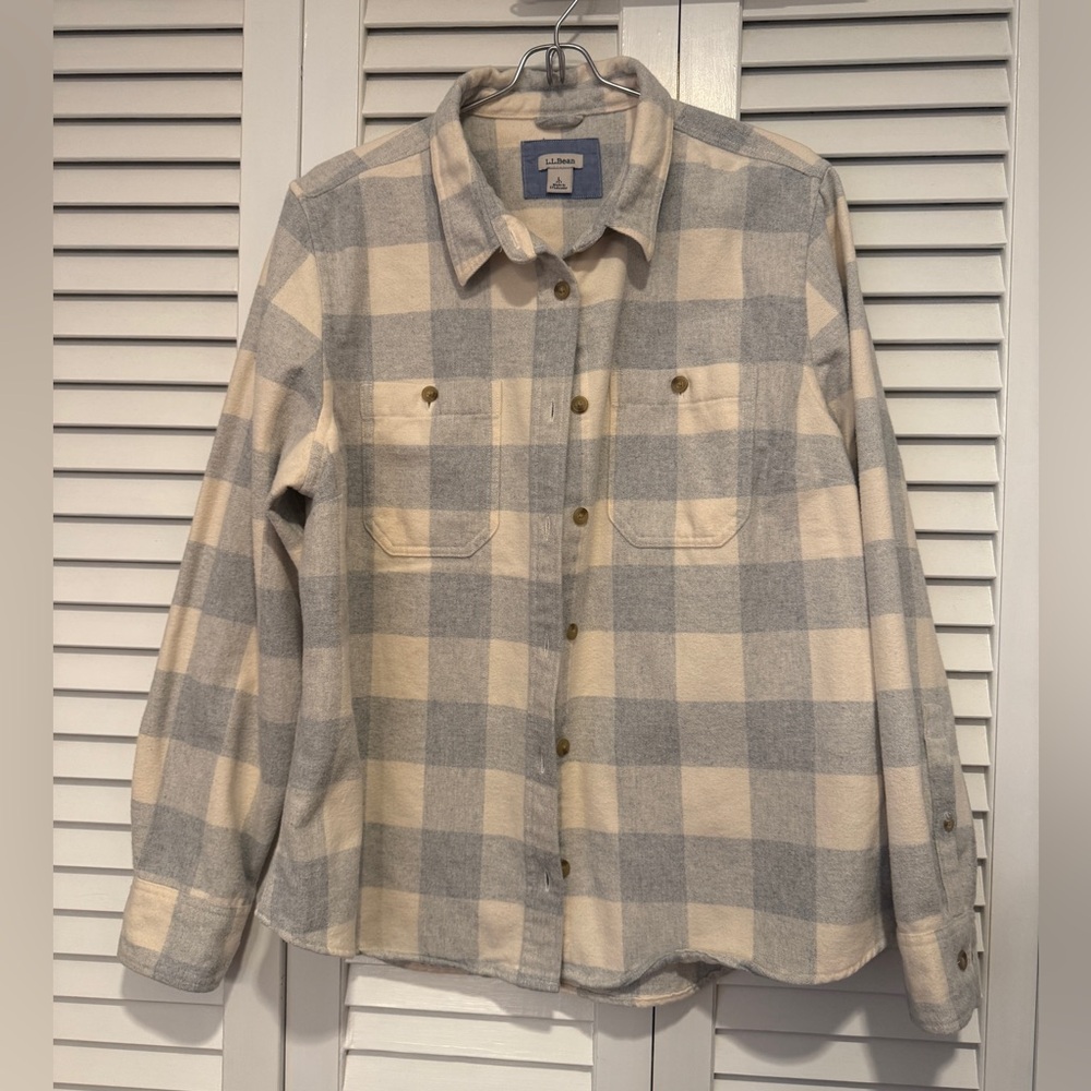 L. L. Bean Women's Soft-Brushed Flannel Shirt